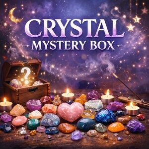 Curated Crystal Mystery Box Metaphysical Spiritual Witchcraft Manifestation Gift